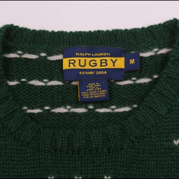 🔥Vtg Rugby Ralph Lauren Rugby sweater. - Picture 3 of 4
